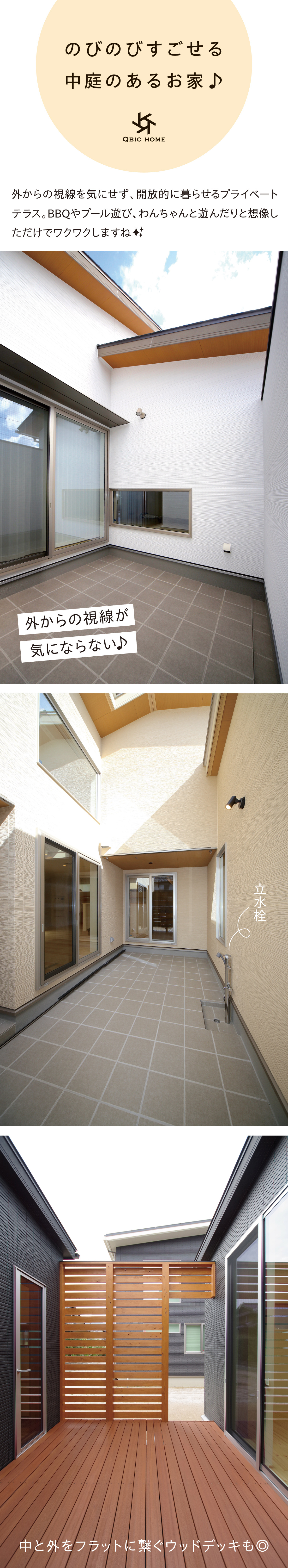 キュービックホーム　中庭のある家