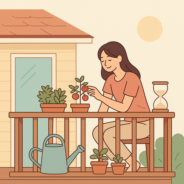 一戸建てで始める『ベランダ菜園』週末のリフレッシュ術